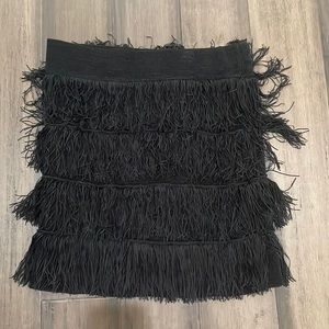 NWT Chelsea & Violet Fringe skirt